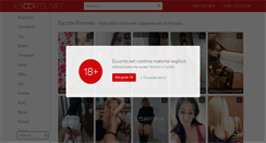 Desktop Screenshot of escorte.net